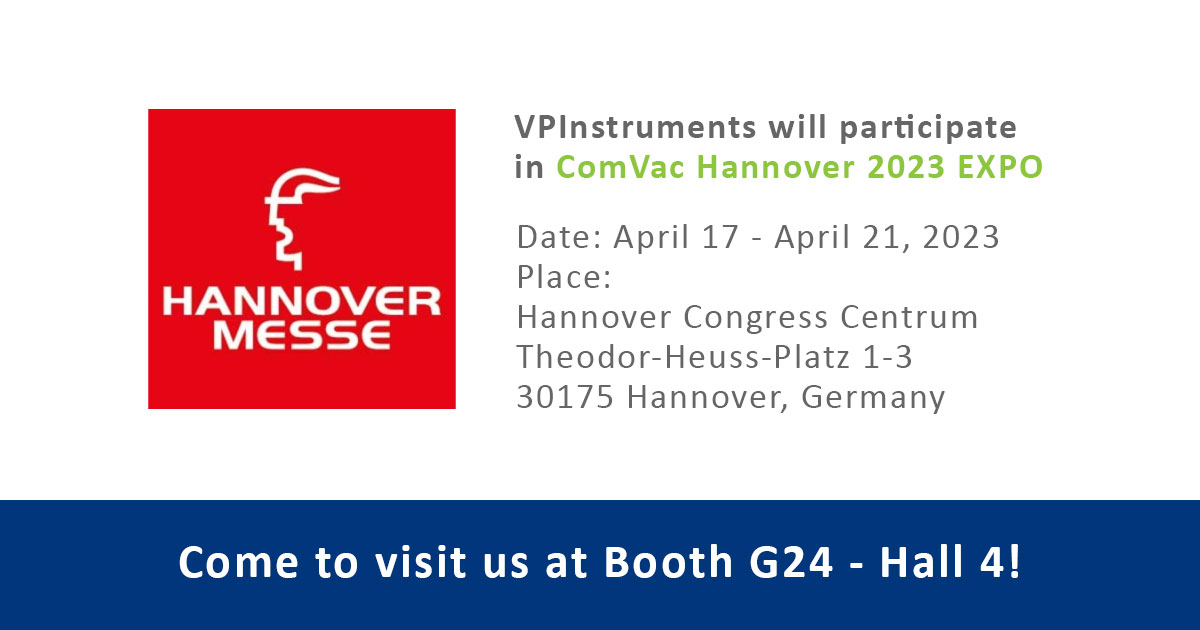 ComVac Hannover 2023 - Booth G24 - Hall 4